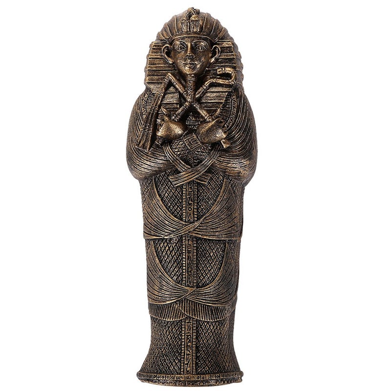 Pacific Giftware تحفة هدايا المحيط - قطعة أثرية مصرية قديمة - تابوت الملك توت مع تمثال مومياء 5.5 بوصة طول - Image 3